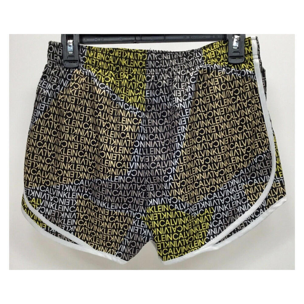 New Women's Calvin Klein Performance Printed Running Shorts, Size Small - Picture 2 of 2